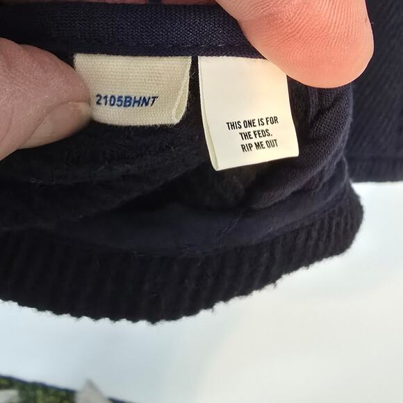 Taylor Stitch Nomad Hoodie Navy Twill Limited Edition Kangaroo Pocket Heavy 46 - Picture 6 of 10